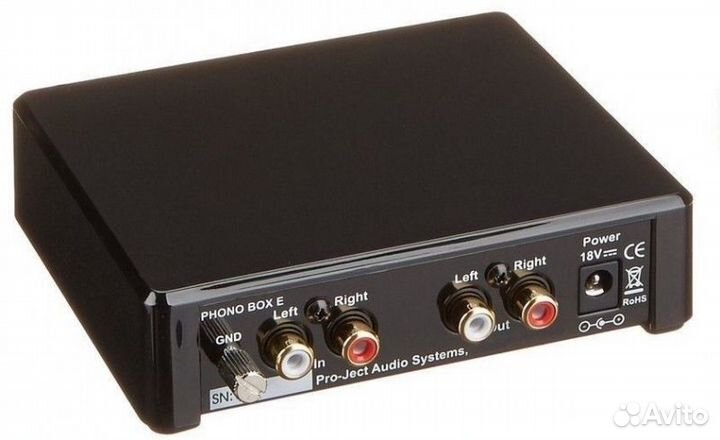Фонокорректор Pro-Ject phono BOX E Black