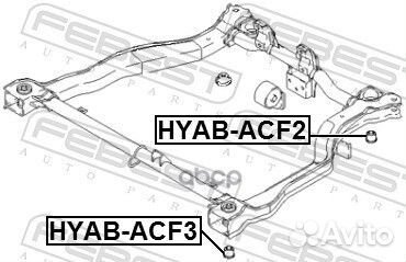 Сайлентблок подрамника hyundai accent/verna 199