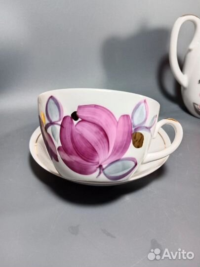 Чайные пары Кузяевский ф/з. 6 штук