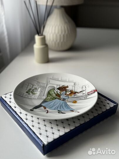 Тарелка фарфор Быки стиляги ифз
