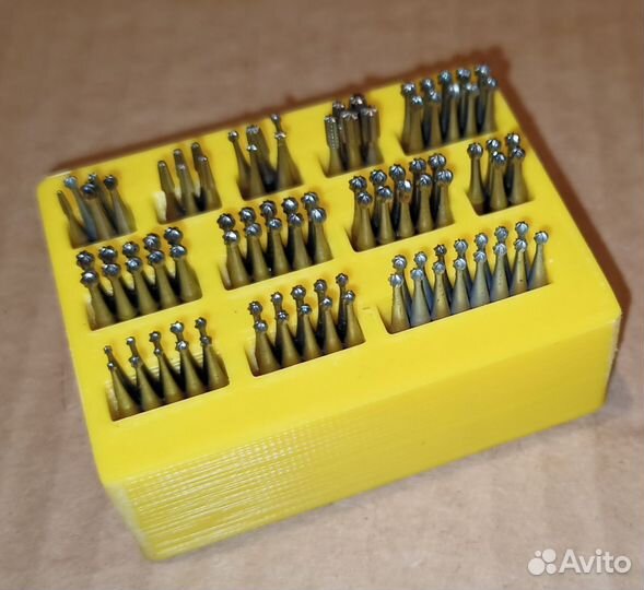 Набор боров для углового наконечника СССР