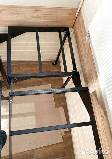 Забежная лестница с установкой