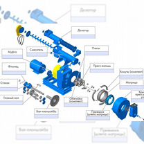 Запчасти для гранулятора огм 1.5