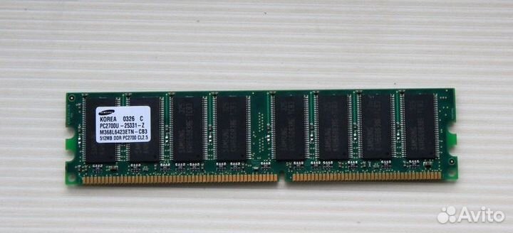 Оперативная память DDR 1