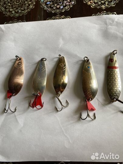 Блесна обычные и вертушки