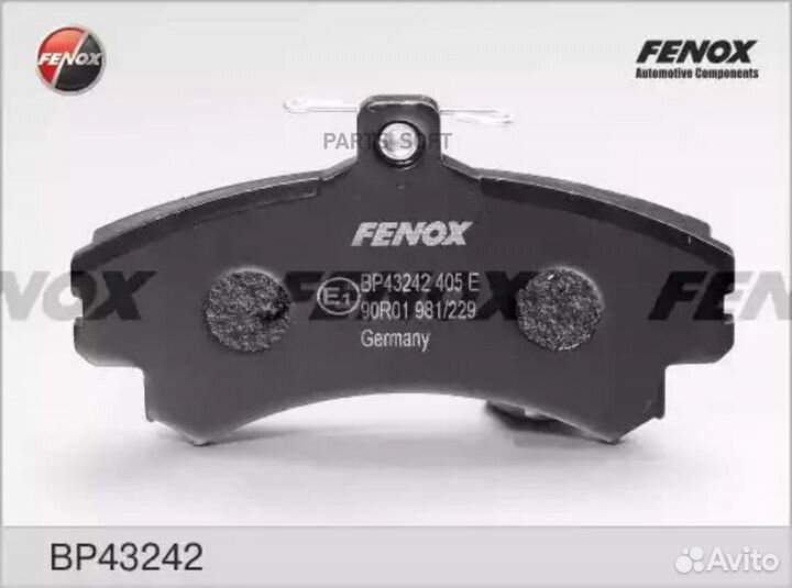 Fenox BP43242 Колодки тормозные дисковые Mitsubish