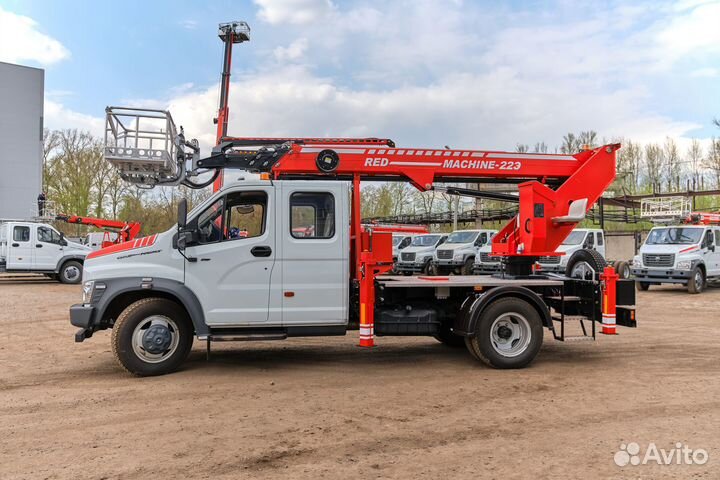 Автогидроподъемник RED machine 22 (двухрядная)