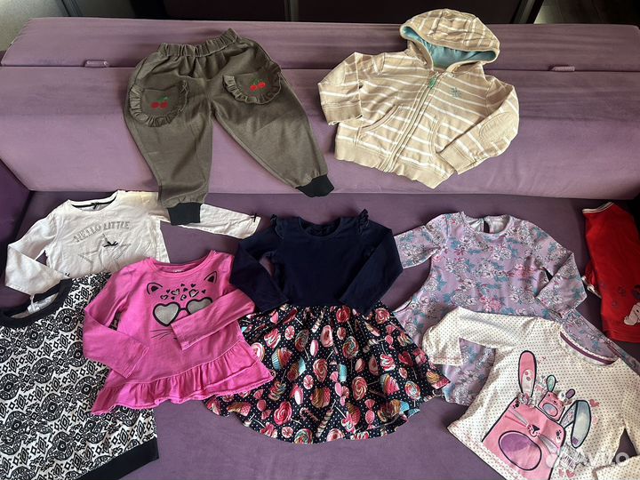 Вещи пакетом для девочки 92 98