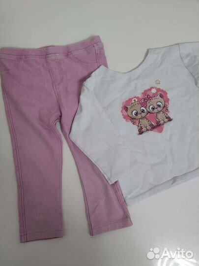 Вещи пакетом для девочки 86 размер