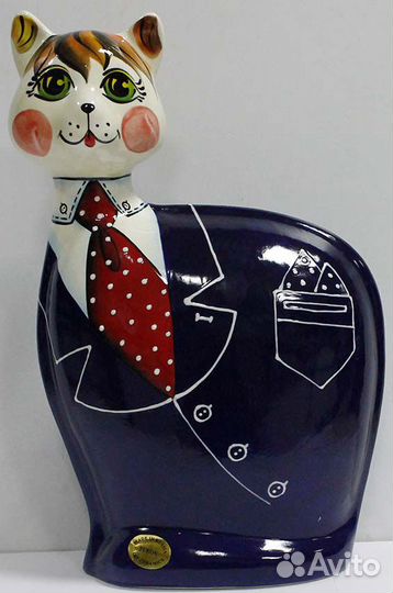 Фигурка. Кот. Лягушка. Ручная роспись