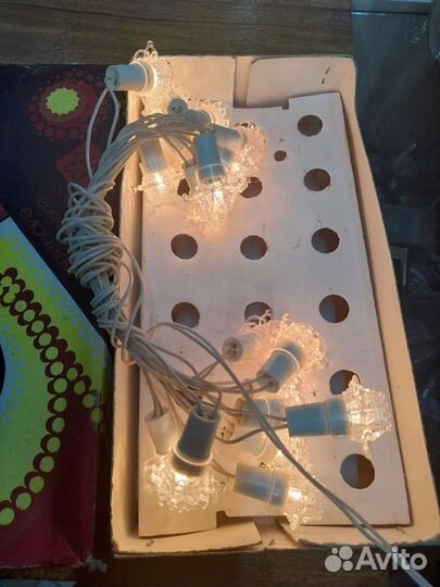 Елочная гирлянда СССР