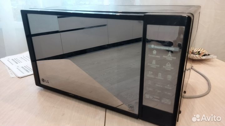 Свч микроволновая печь Lg зеркальная. Доставка