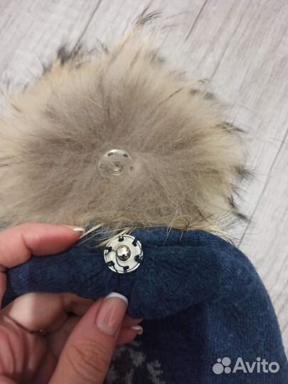 Шапка зимняя для мальчика 48-50