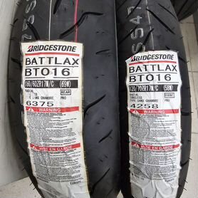 Bridgestone BT016 PRO 120 70 17 - 160 60 17 компле