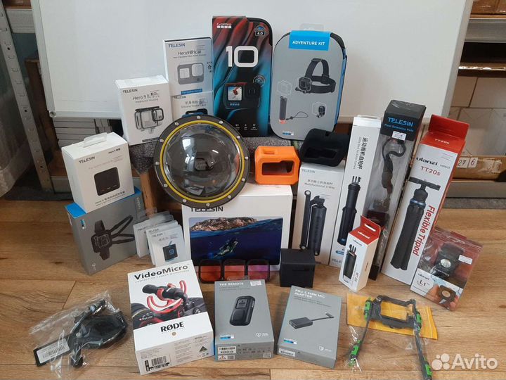 Экшен камеры Gopro 10 / 11 black и аксессуары