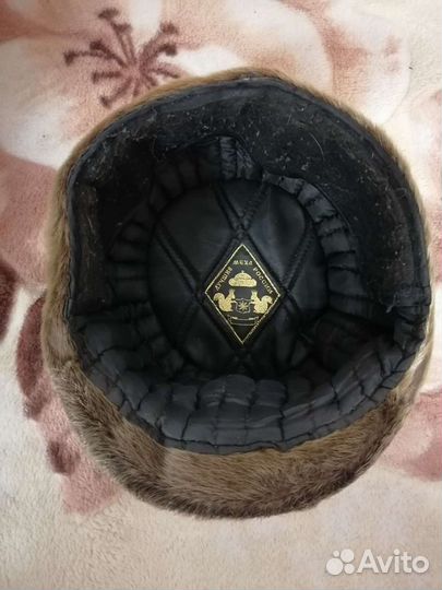 Норковая шапка мужская