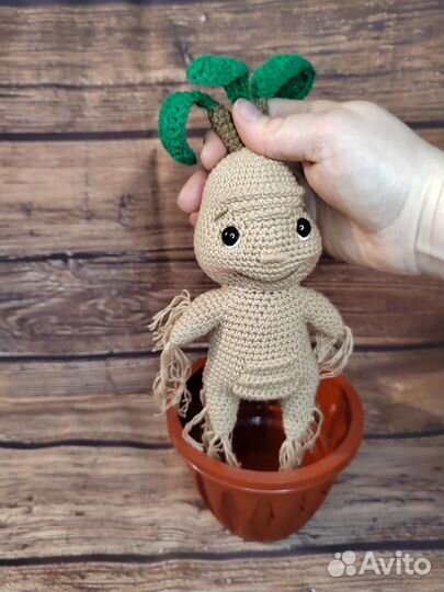 Игрушка мандрагора из гари поттер