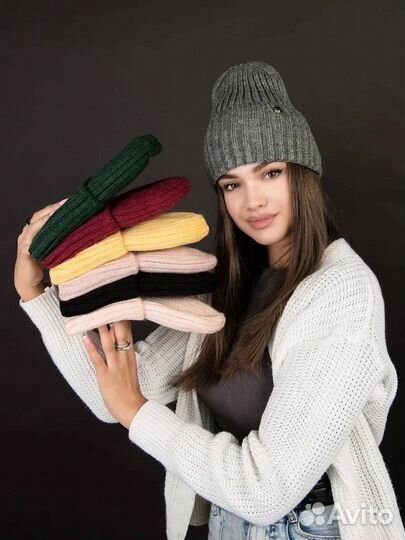 Шапка зимняя женская