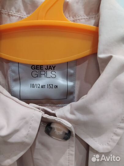 Тренч плащ для девочки. Размер 152