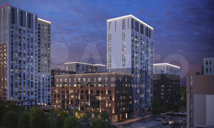 4-к. квартира, 114,4 м², 8/25 эт.