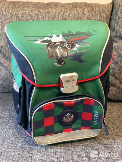 Рюкзак школьный DerDieDas Гризли