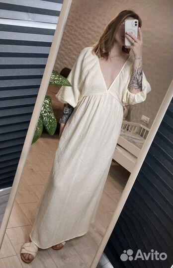 Платье муслин 48 L в наличии