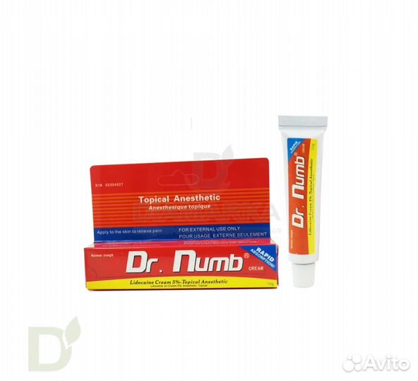 Крем обезболивающий Dr Numb 5 10мл