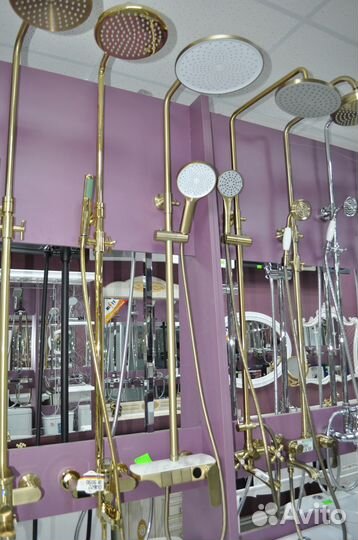 Смеситель для раковины / Матовое золото / Германия