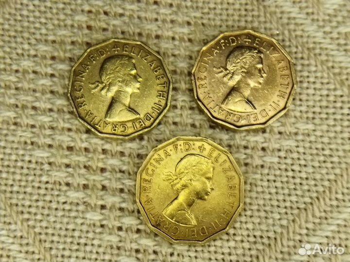 Монеты Великобритания фартинг шиллинг флорин фунт