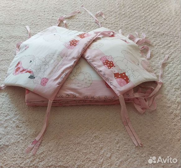 Бортики в детскую кроватку