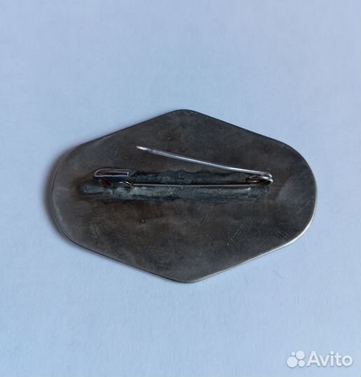 Знак жетон пропуск крановщик Душкина 1957 г