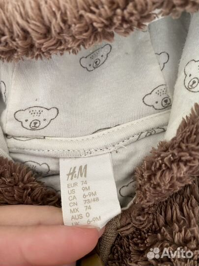 Комбинезон H&M плюшевый