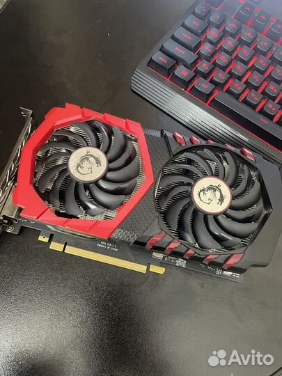 Видеокарта MSI GeForce GTX 1050 Ti gaming X 4 gb