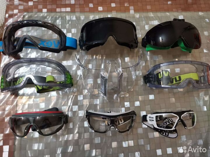 Очки Закрытые Очки 3М Очки Uvex Очки Защитные Нов