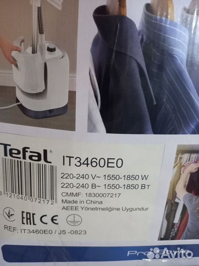 Отпариватель вертикальный tefal IT3460E0