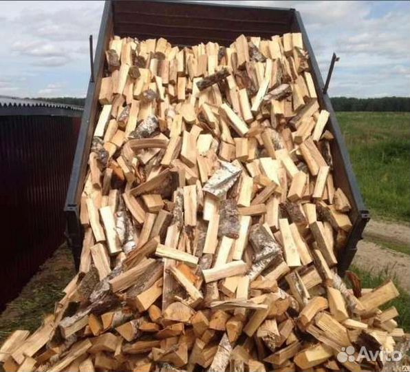 Дрова березовые колотые