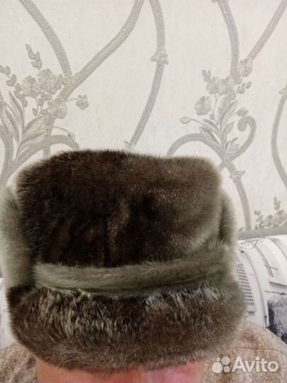 Норковая шапка мужская