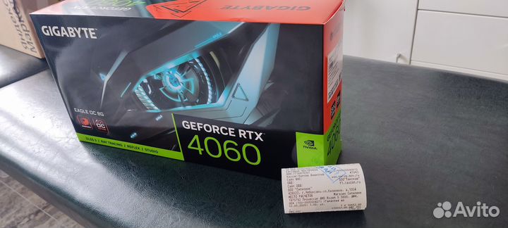 Видеокарта gigabyte nvidia GeForce RTX 4060 чек