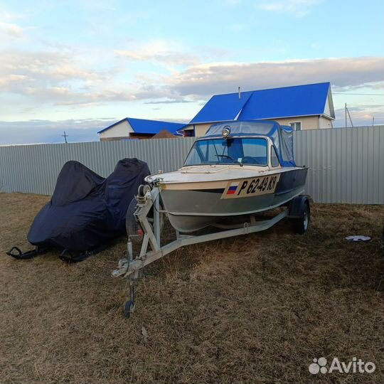 Лодка прогресс 2М+мотор+прицеп