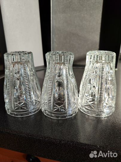 Хрустальные рюмки на ножке СССР и не только