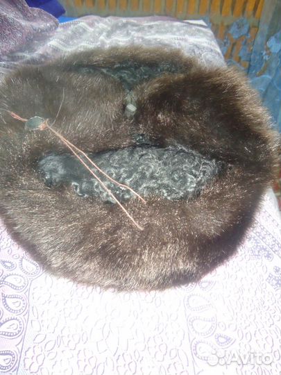 Шапка натуральный каракуль новая