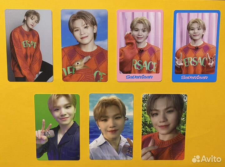 Официальные карты Seventeen (хён лайн)