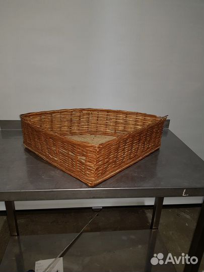 Плетеная корзинка из натуральной лозы 46*65*15см