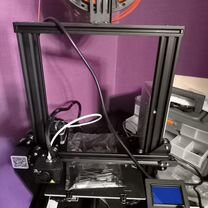 Продаю 3D принтер Creality Ender 3 черный