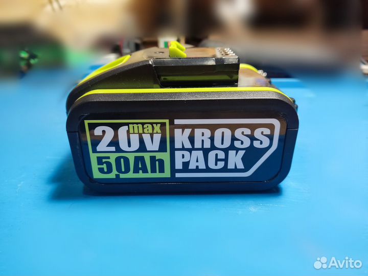 Аккумулятор 20В 5Ач для Worx 20v 5Ah. 4-PIN