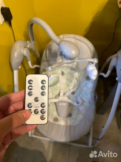 Электрокачели шезлонг Indigo fresh