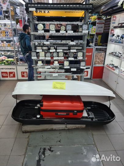 Багажник бокс на крышу Lux Irbis-175 450л багажный