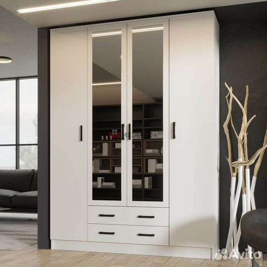 Шкаф Квадро Белый