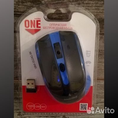 Мышь беспроводная оптическая Smartbuy One