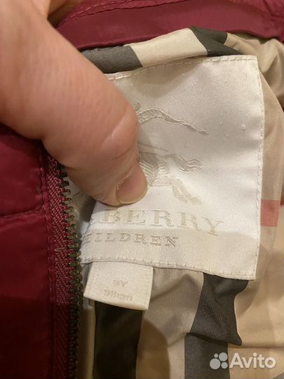 Burberry Детские куртки